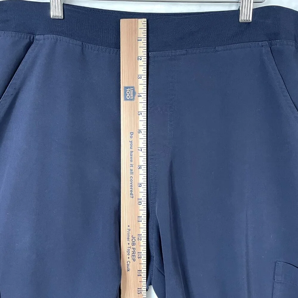 Figs Technical Collection Axim Cargo Pants Mens XL Blue Medical Scrub Nurse